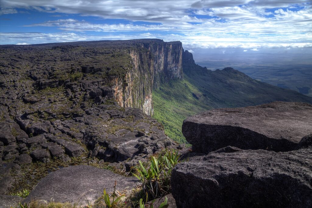 The summit plateau of Mount Roraima