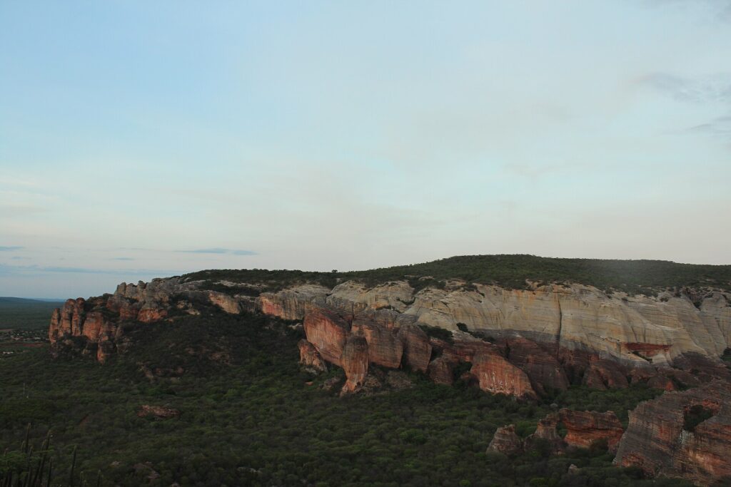Sandstone formations in Serra da Capivara National Park, Piau&iacute;